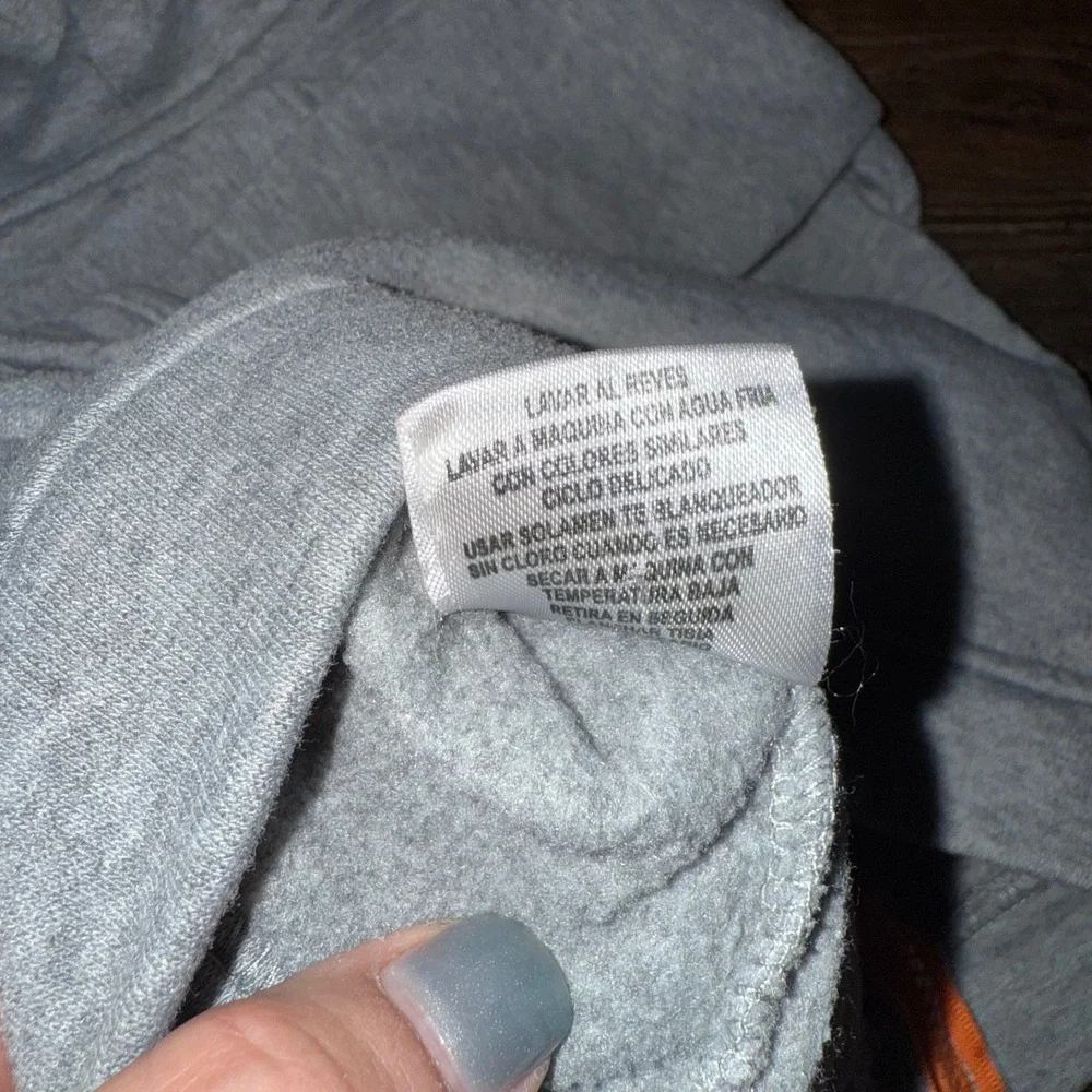 Beverly Hills Polo Club Kids Zip Up Hoodie Gray Orange‎ White Toddler 24M